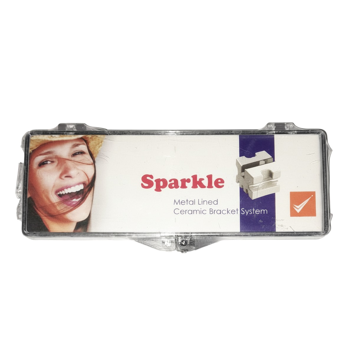 JJ Ortho Sparkle Metal Lined Ceramic Bracket Kit MBT 018 (10.14.300)