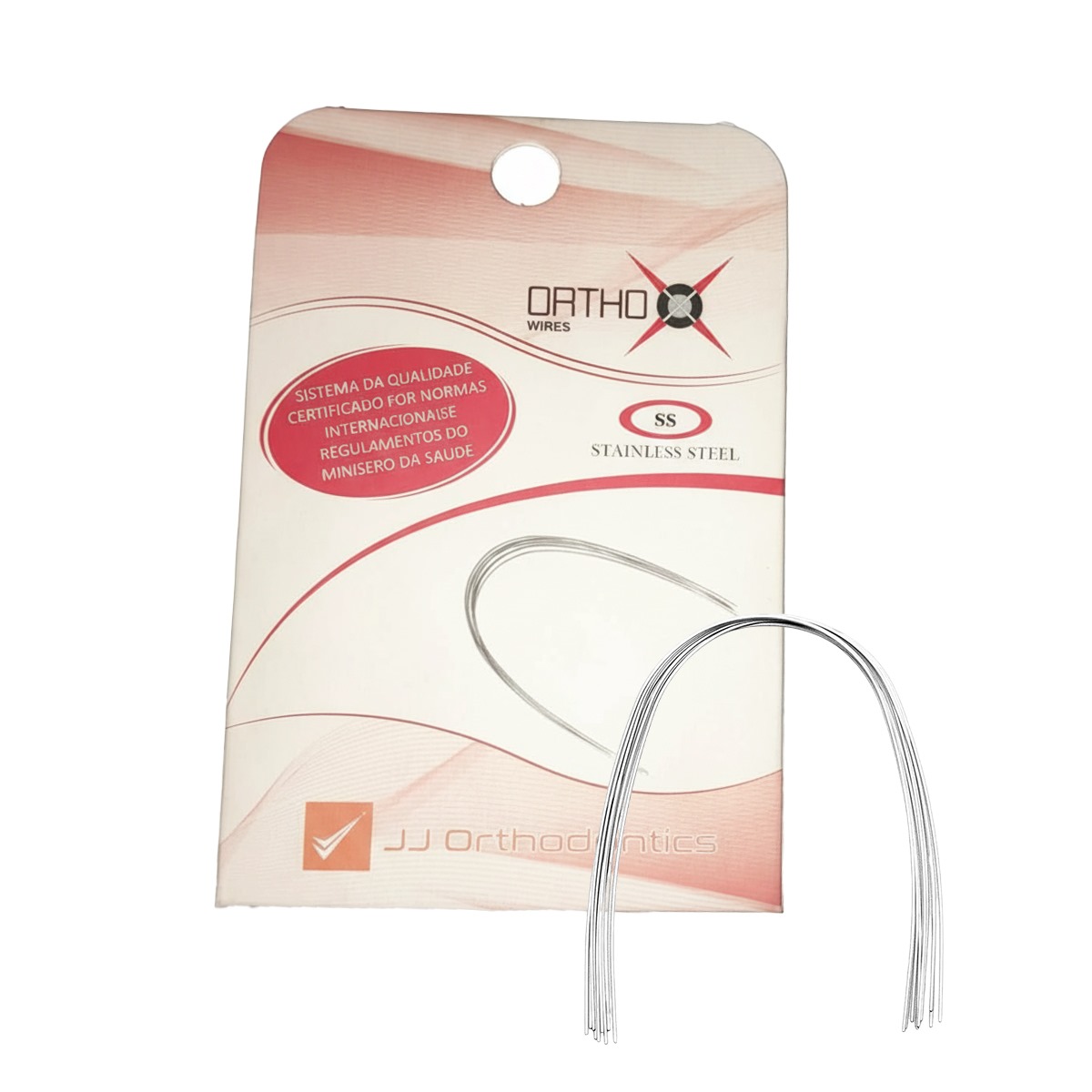 Dental S.S Orthodontic Arch Wire Stainless Steel Round Rectangular Natural Form