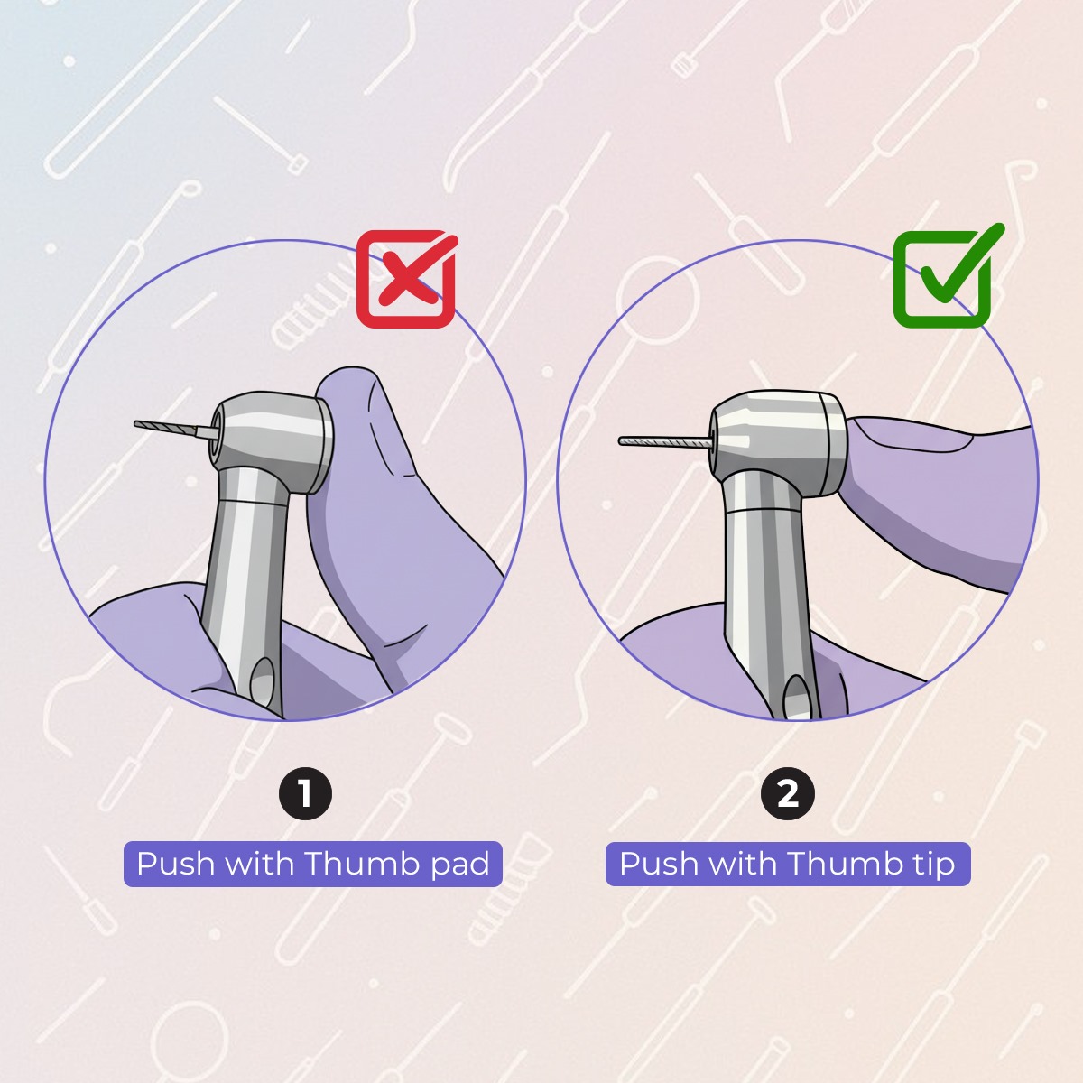 NSK Pana Air FX Standard Head Push Button Airotor (PAF-SU B2)