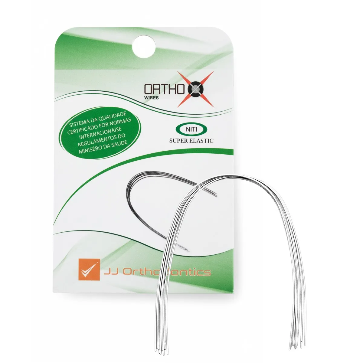 JJ Ortho Superelastic NiTi Archwires Natural Form - Rectangular