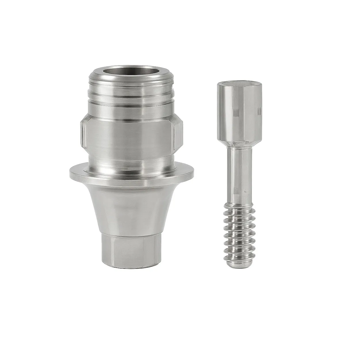 Mediden Israeli Compatible Titanium Ti-base Abutment With Screw 4mm - Hex (TB-H-98)