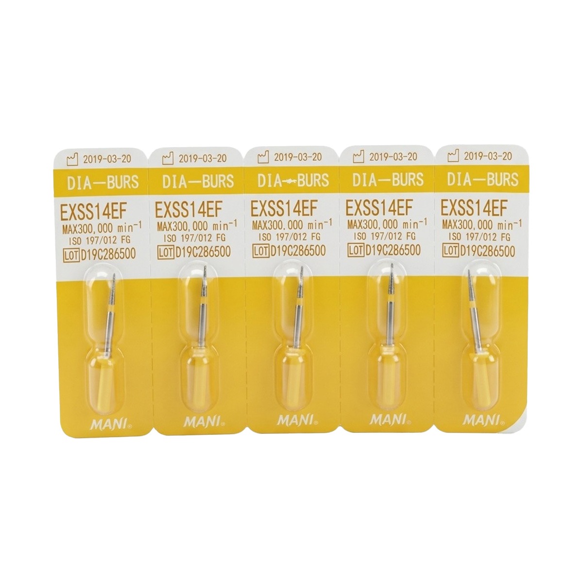 Mani Diamond Airotor Burs - Special (Extra) Shape / Ex Series