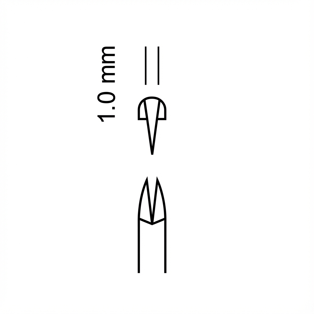 GDC Tissue Forceps Adson Toothed 1x2 (12cm) (Tp42)