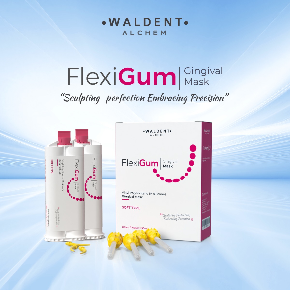 Waldent FlexiGum Gingival Mask (50mlx2) (Short Expiry 05-2026)