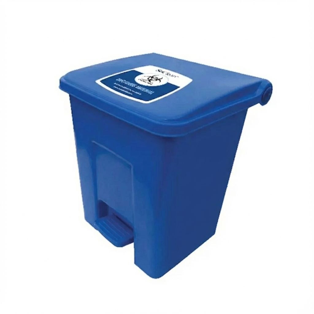 SoClean Bio-Medical Waste Bin With Foot Pedal 15L - Blue