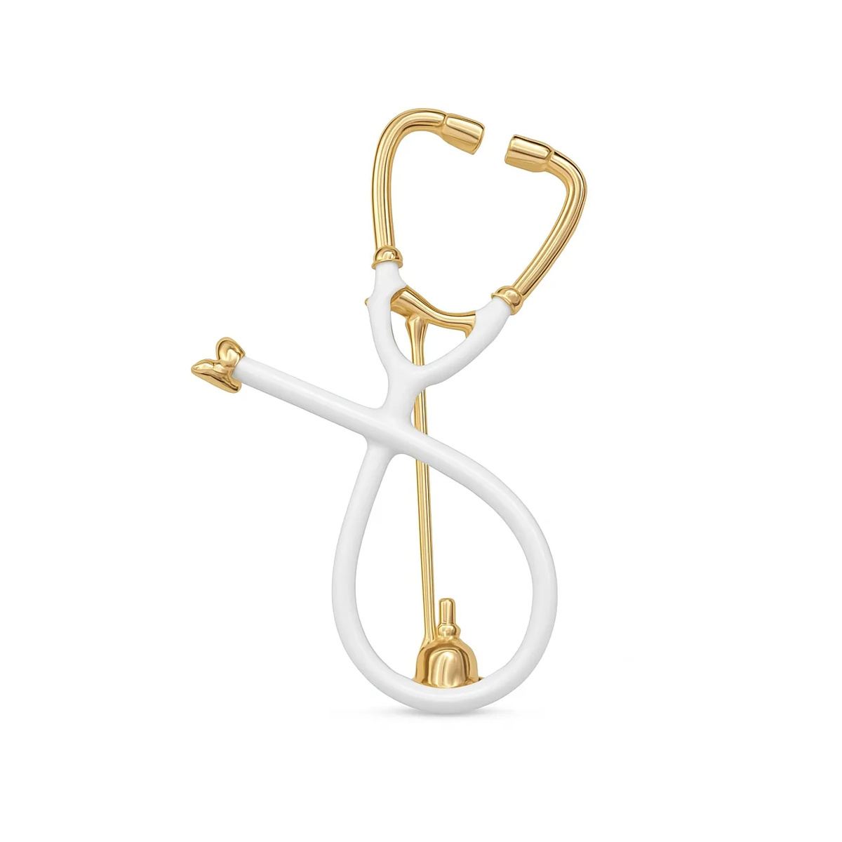 iDentical Stethoscope Shape Brooch - Pack of 1 (ZYR-7802)