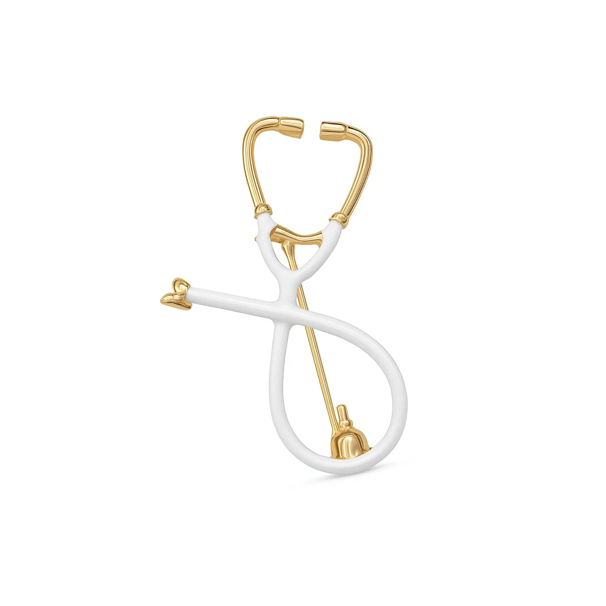 iDentical Stethoscope Shape Brooch - Pack of 1 (ZYR-7802)