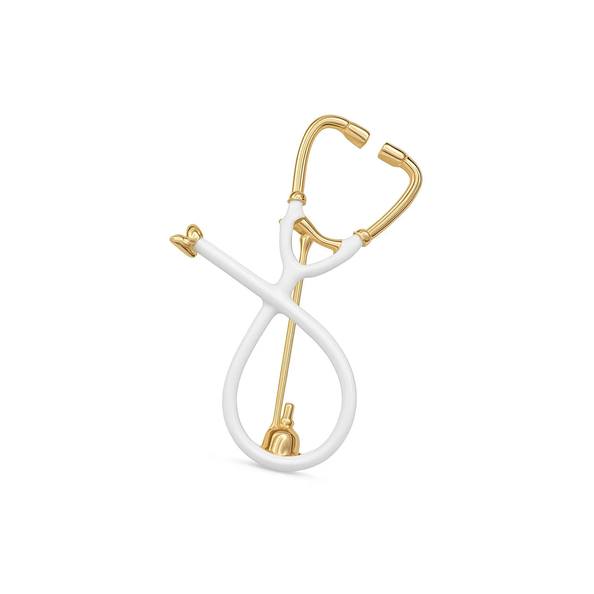 iDentical Stethoscope Shape Brooch - Pack of 1 (ZYR-7802)