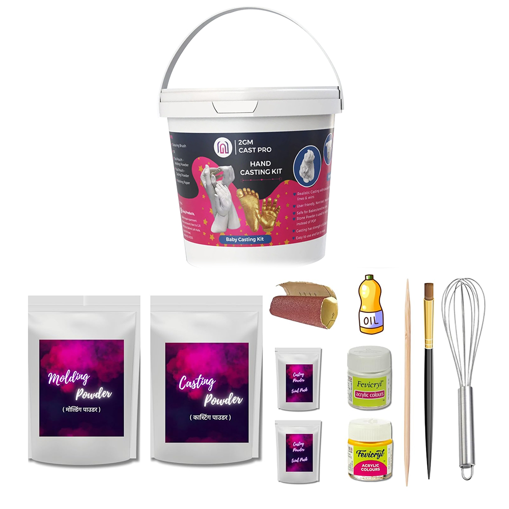 2GM CastPro Baby Hand Casting Kit (Short Expiry 06-2026)