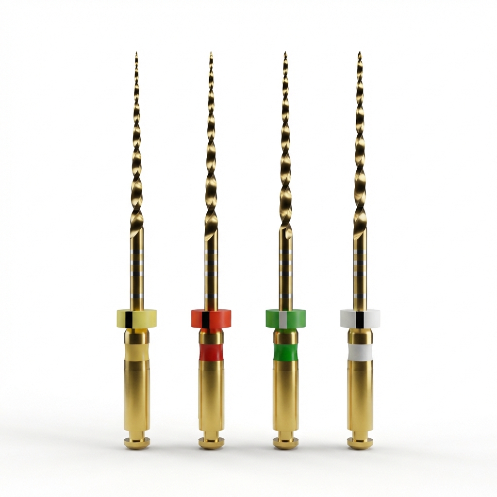 D - Perfect Endodontic Reciprocating Files Assorted TF4 Gold 25mm