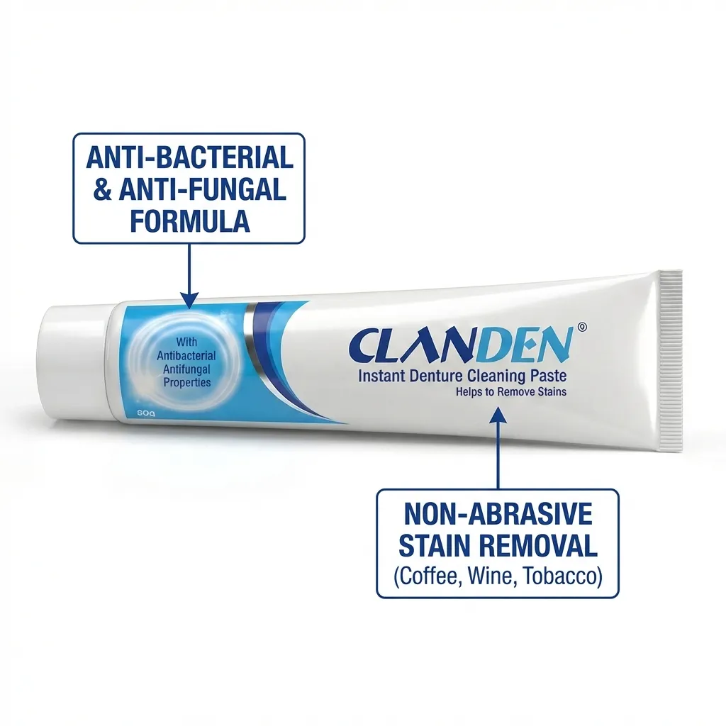 Stim Clanden Denture Cleansing Paste 80 Gms (Pack Of 12)