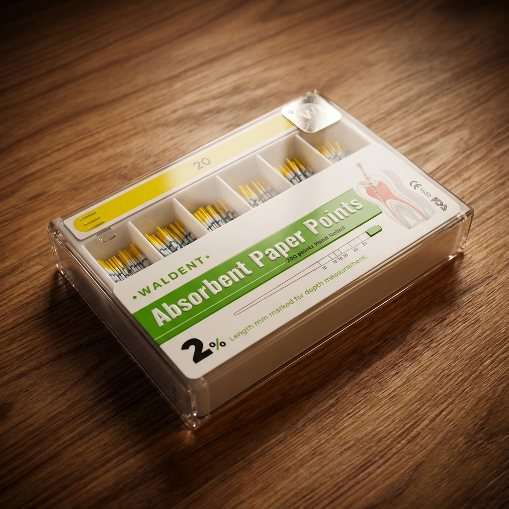 Waldent Paper Points 2% (Length Marked)