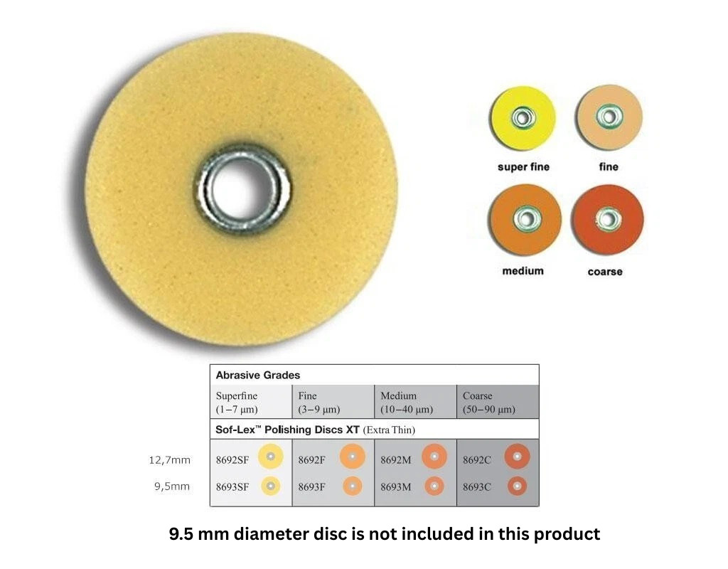 3M ESPE Sof-Lex XT Extra Thin Polishing Discs (Pack Of 30)