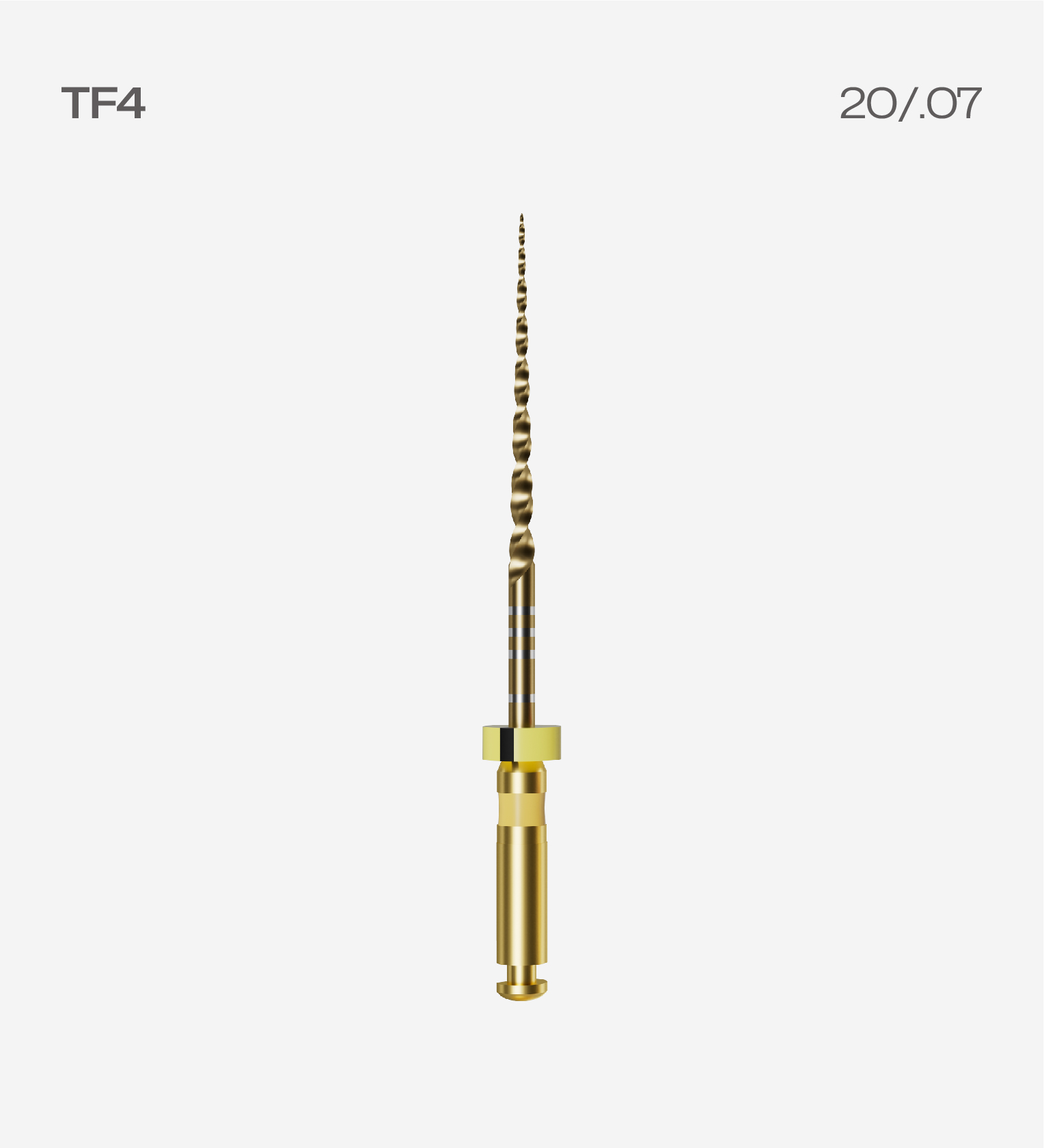 D - Perfect Endodontic Reciprocating Files Assorted TF4 Gold 25mm