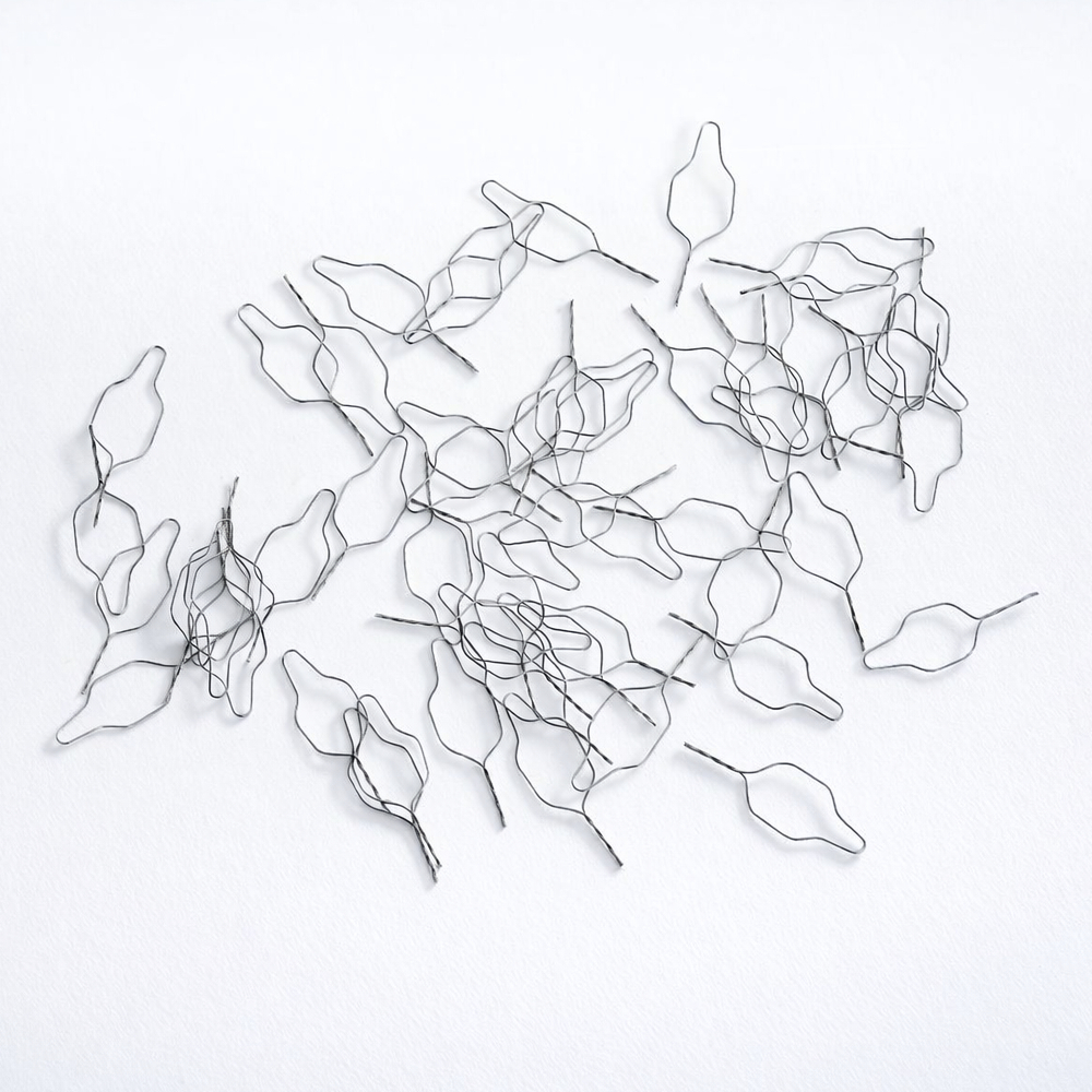 UU Ortho Preformed Ligature Wire Twisted Short 2.5cm (Pack of 100)