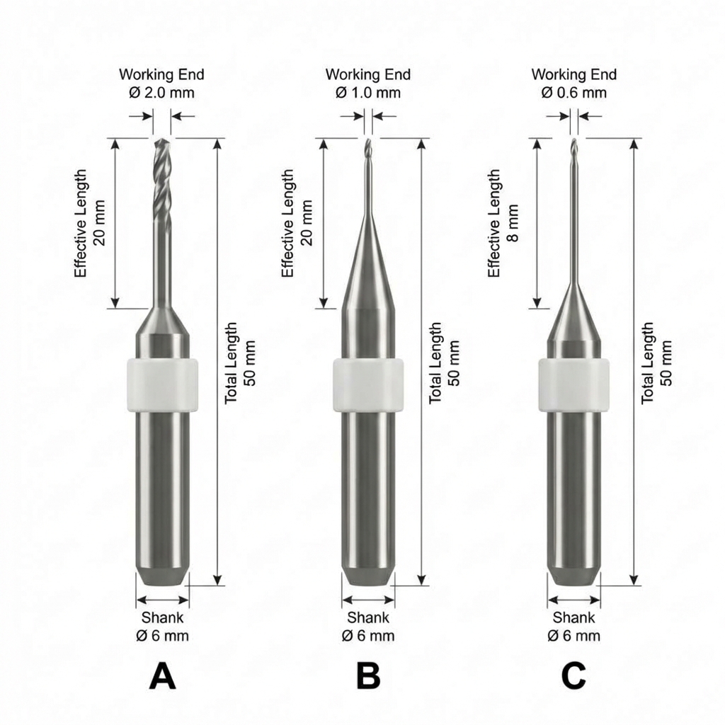 Nexy Zirconia Milling Bur DC - Ball Knife (JDM5DW Type)
