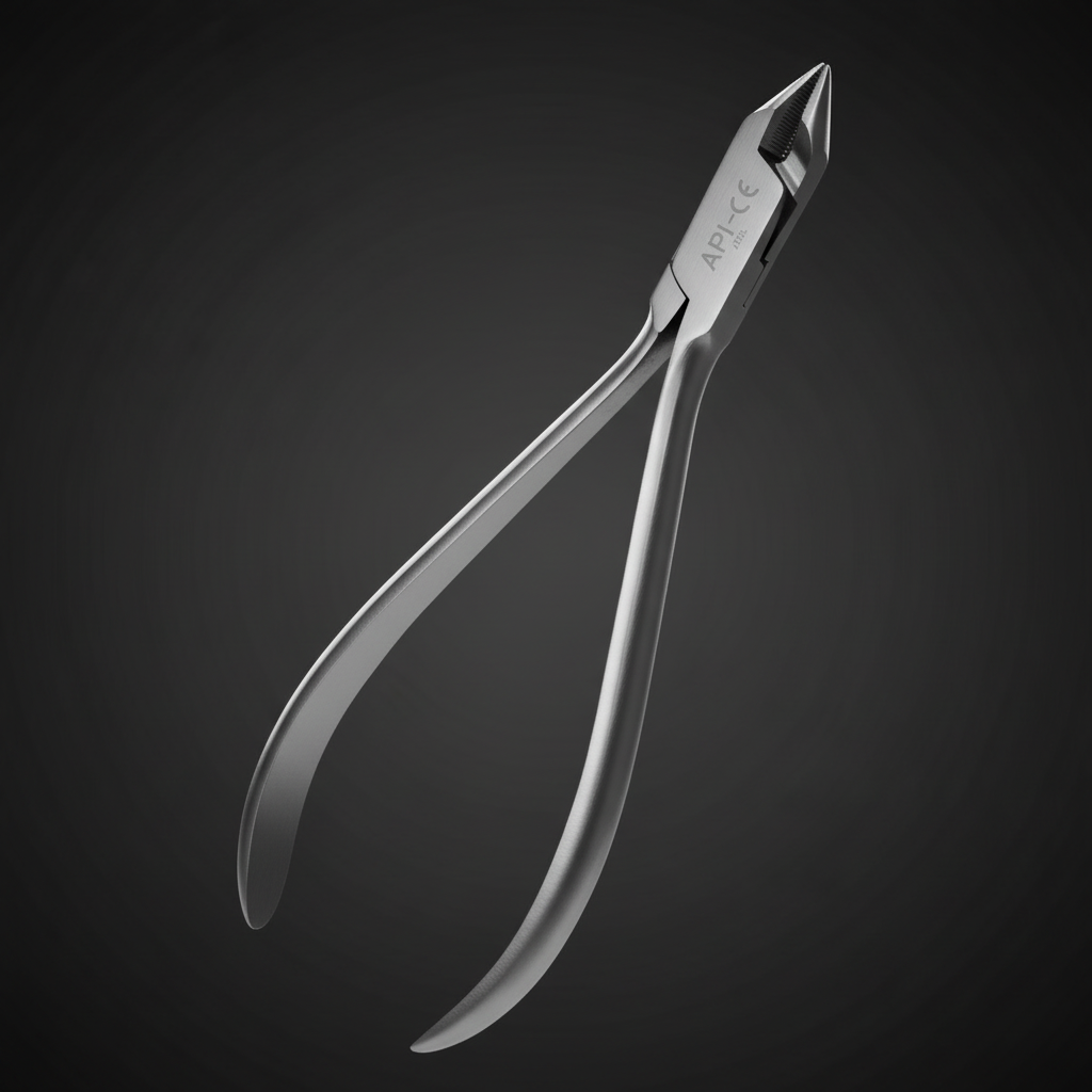 API Orthodontic Pliers TC - Crimpable Hook Placement