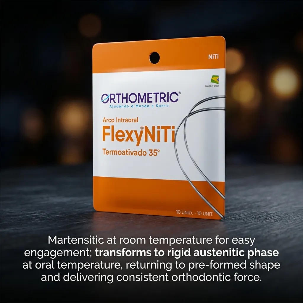 OrthoMetric Flexy NiTi Thermal 35ºC Archwire - Round (10/Pk)