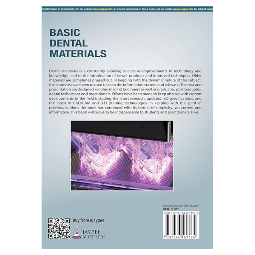 Jaypee Medical Basic Dental Materials 5th Edition| John J Manappallil (ISBN - 169965)