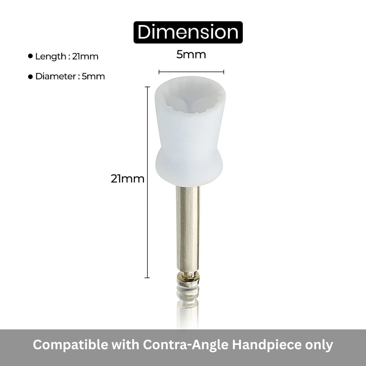 Cotisen Prophy Polishing Cups - Latch Type (White Color)
