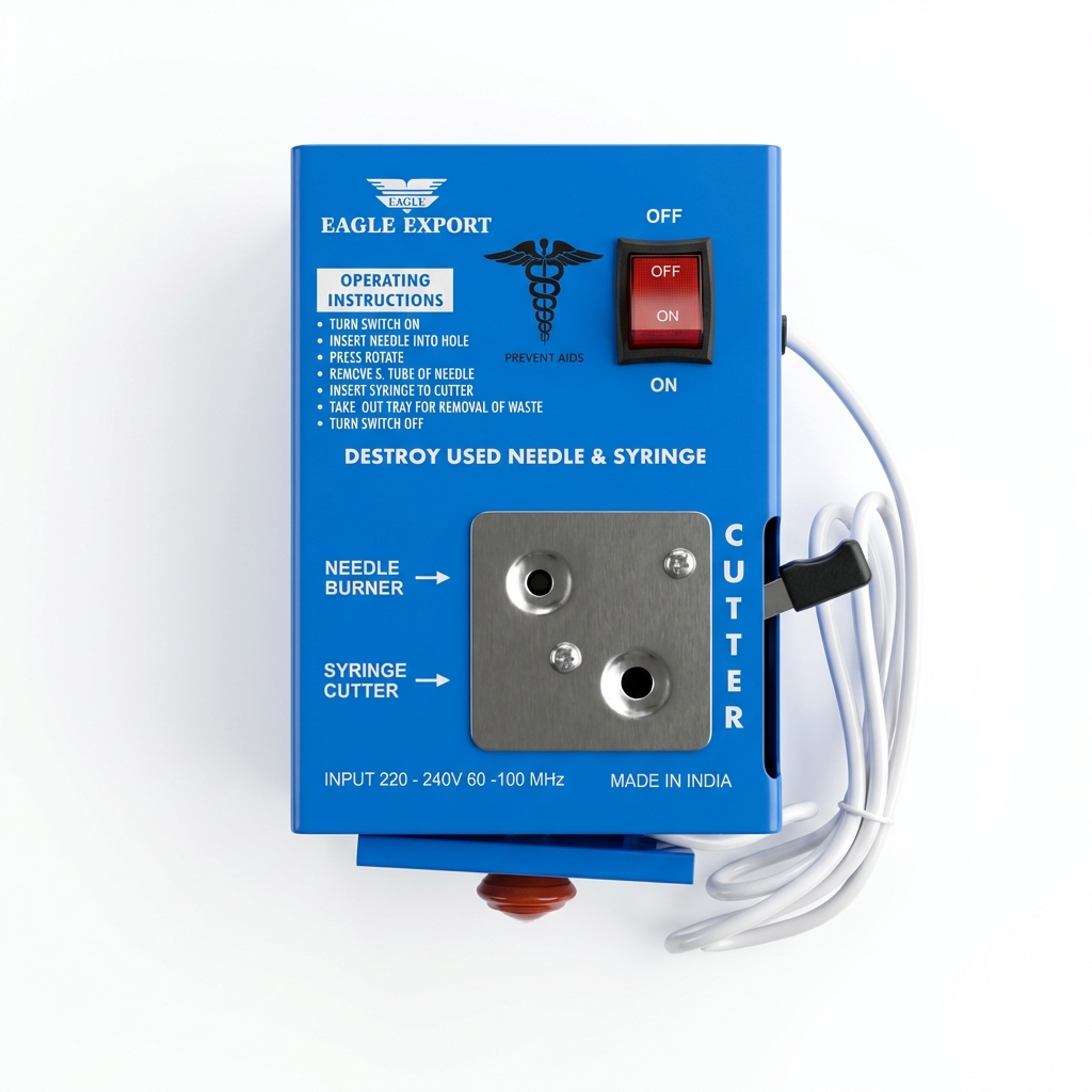 Life Needle And Syringe Destroyer - Blue