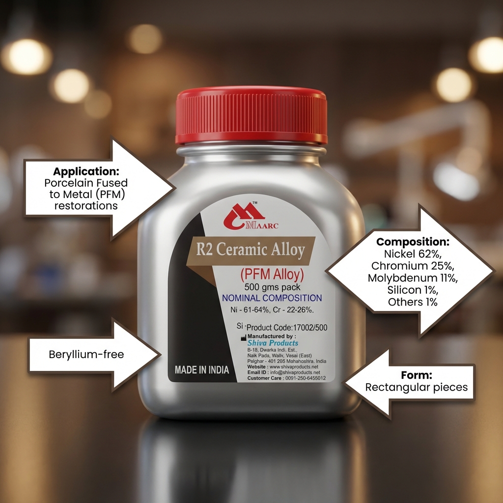 Maarc R2 Ceramic Alloy For PFM Bonding