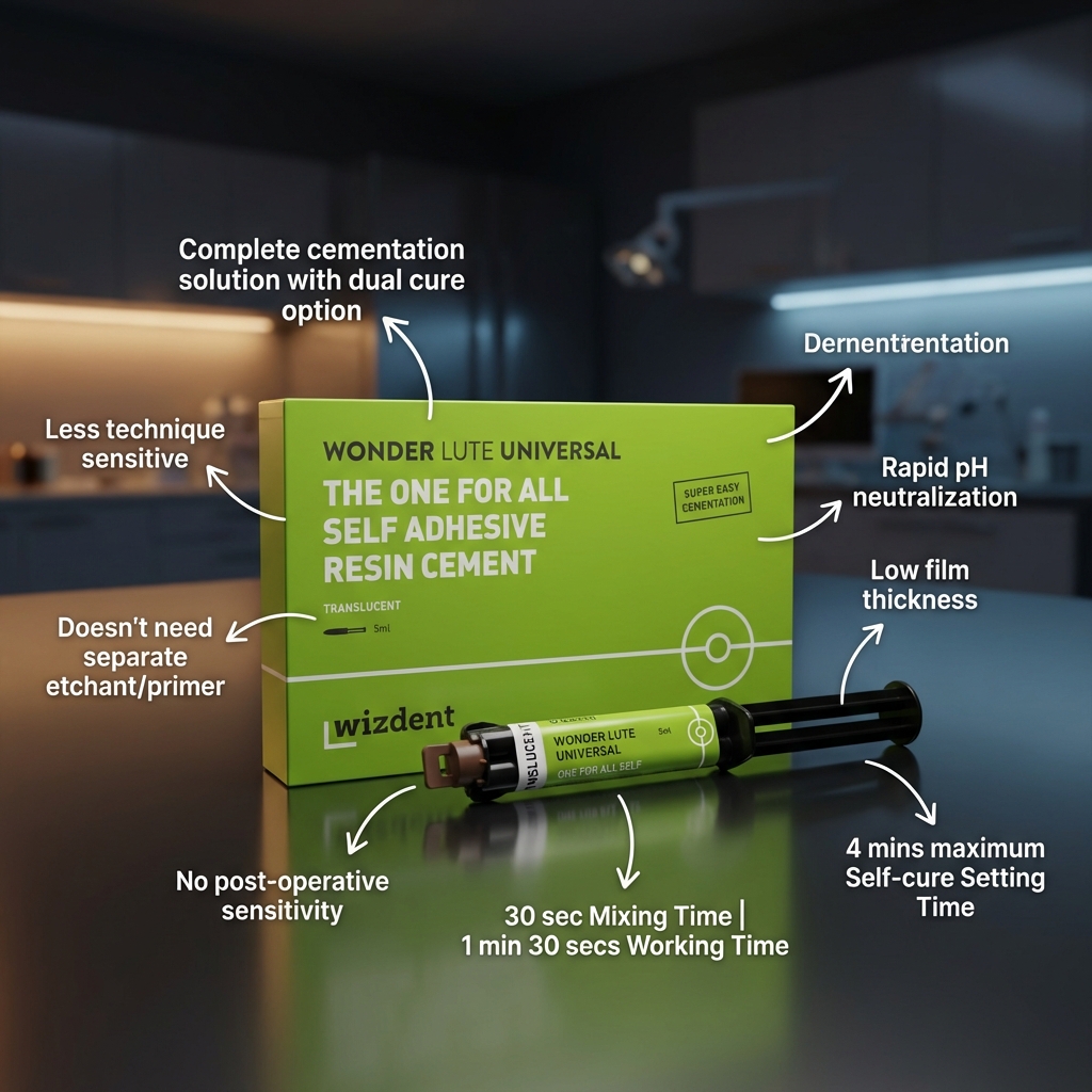 Wizdent Wonder Lute Universal Refill #Translucent