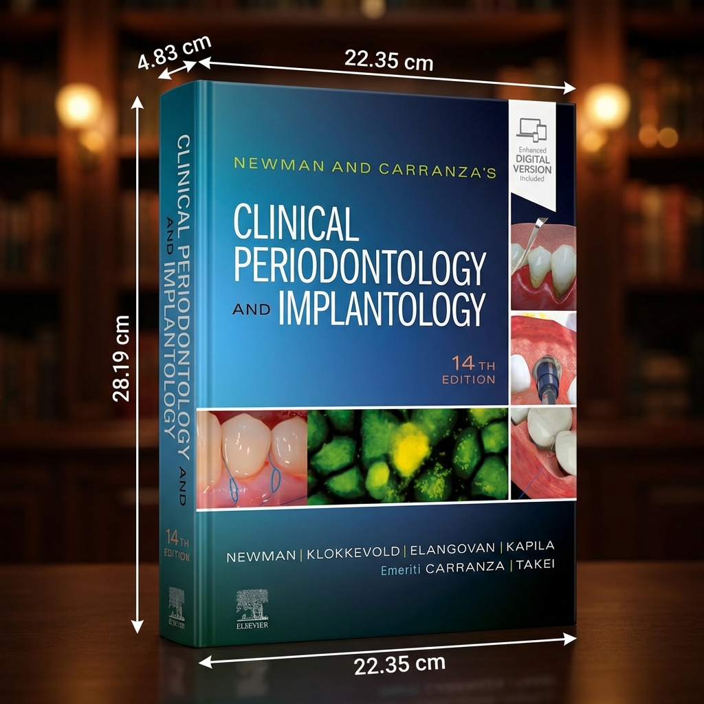 Newman And Carranza’s Clinical Periodontology and Implantology With Access Code 14th Edition (HB 2024)
