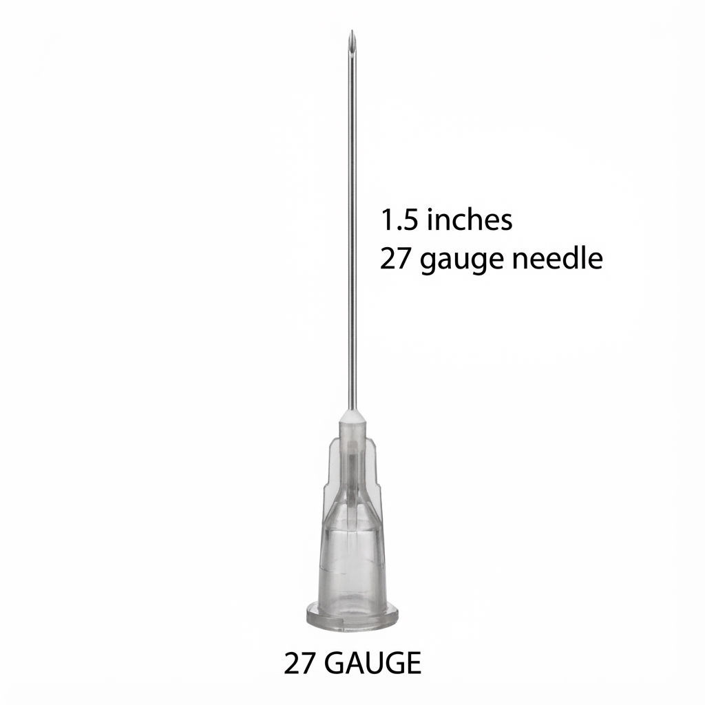 HMD Unolok Syringe 2.5ml | 27 Gauge | 1.5 Inch Needle
