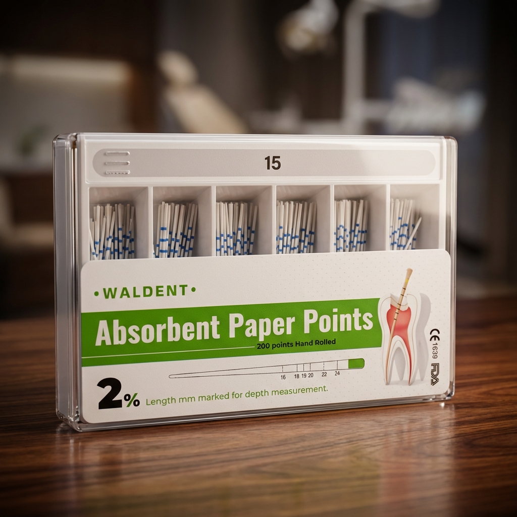 Waldent Paper Points 2% (Length Marked)