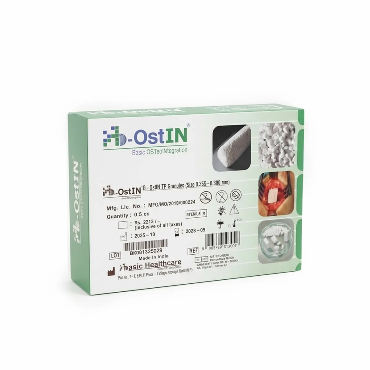 B-Ostin TP Series 100% Synthetic Bonegraft Materials