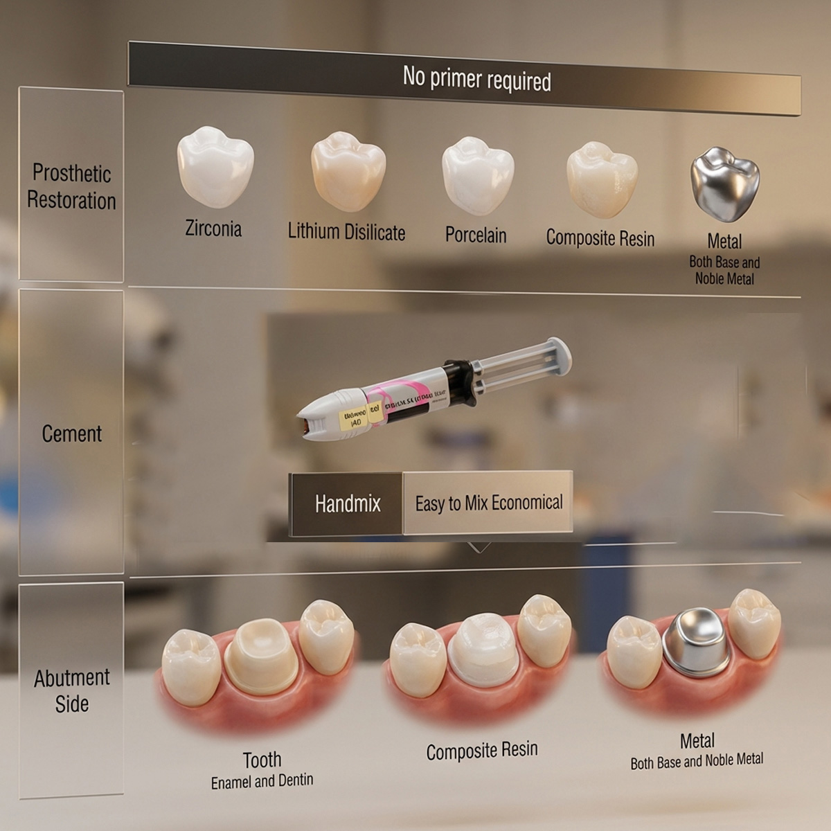 Kuraray Panavia SA Luting Multi Handmix Cement - Translucent