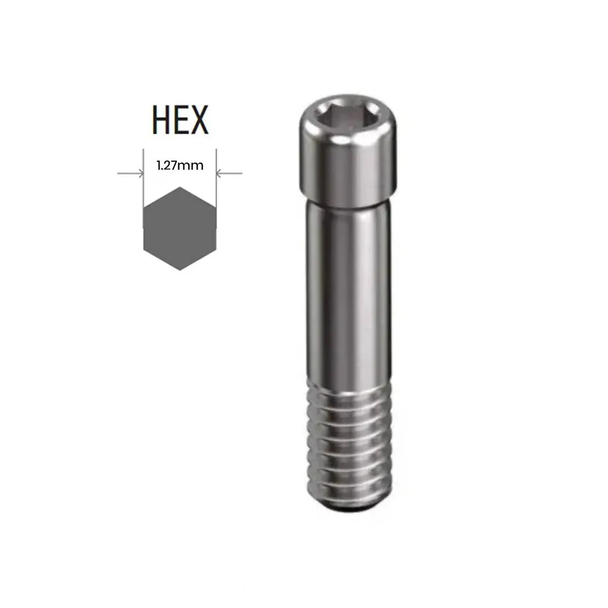 Mediden Dentium SuperLine Compatible Titanium Abutment Screw (S-23)