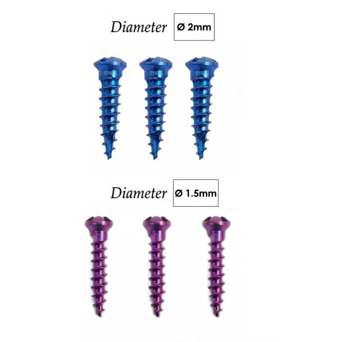 SK Surgicals Titanium Self Drilling Screws
