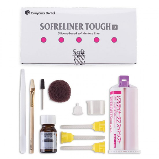Tokuyama Sofreliner Tough Soft Denture Liner Kit - Soft (Short Expiry 03-2026)