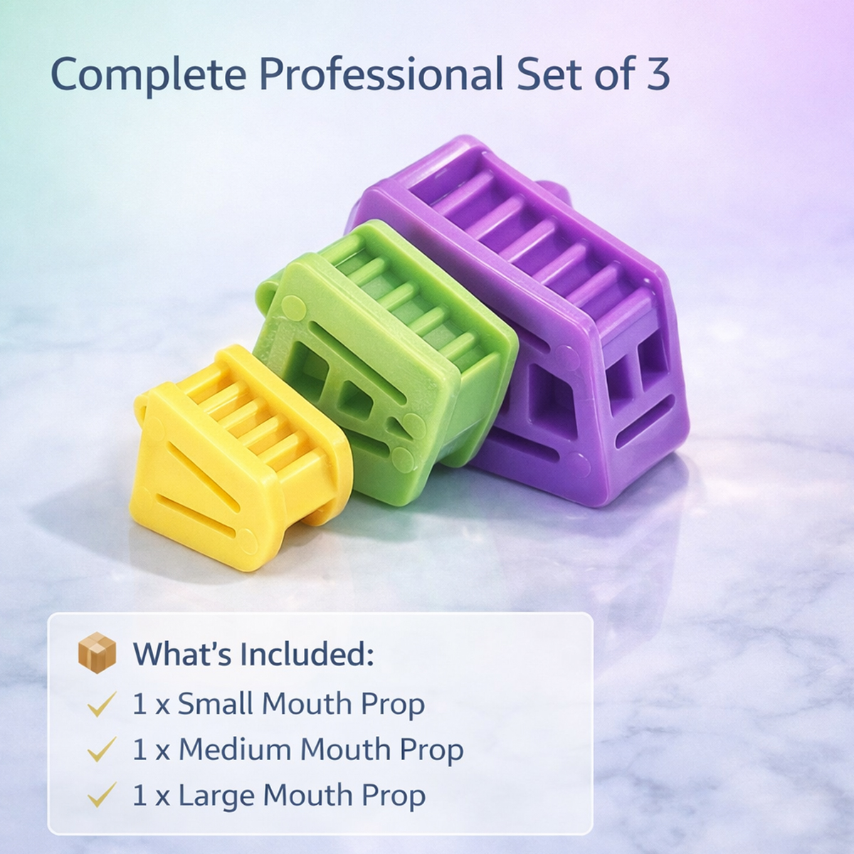 Oro Mouth Prop set of 3