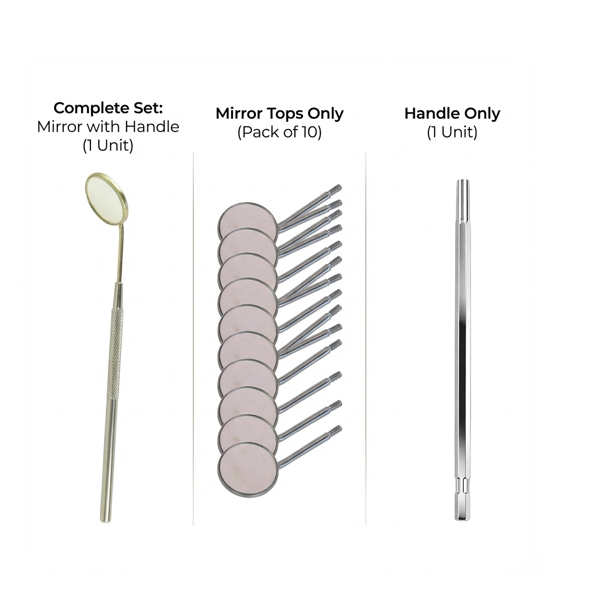 Samit Mouth Mirror With Handle & MM Tops