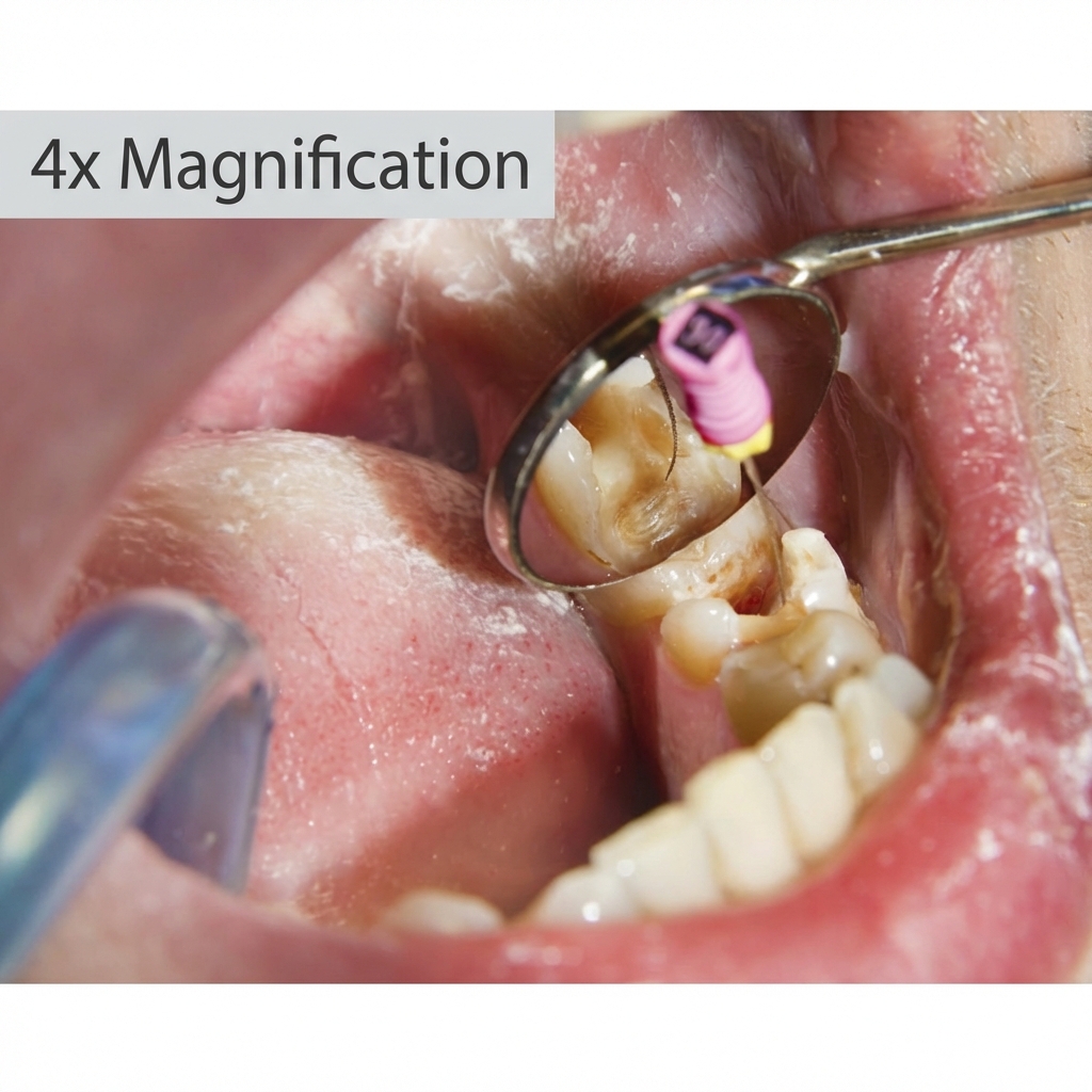 GDC Mouth Mirror Tops Magnified Pack Of 12 - 5 (Mmtm5)