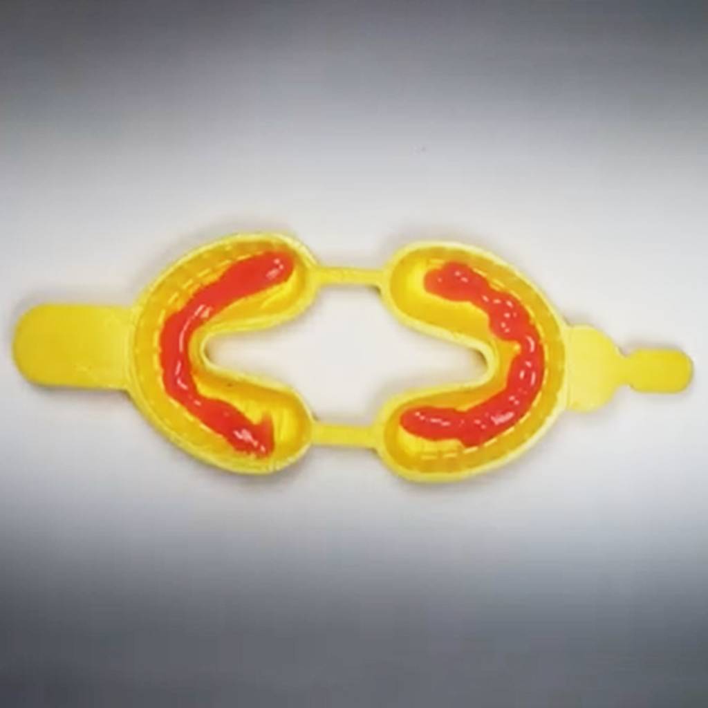 Cotisen Disposable Fluoride Foam Tray Yellow - M