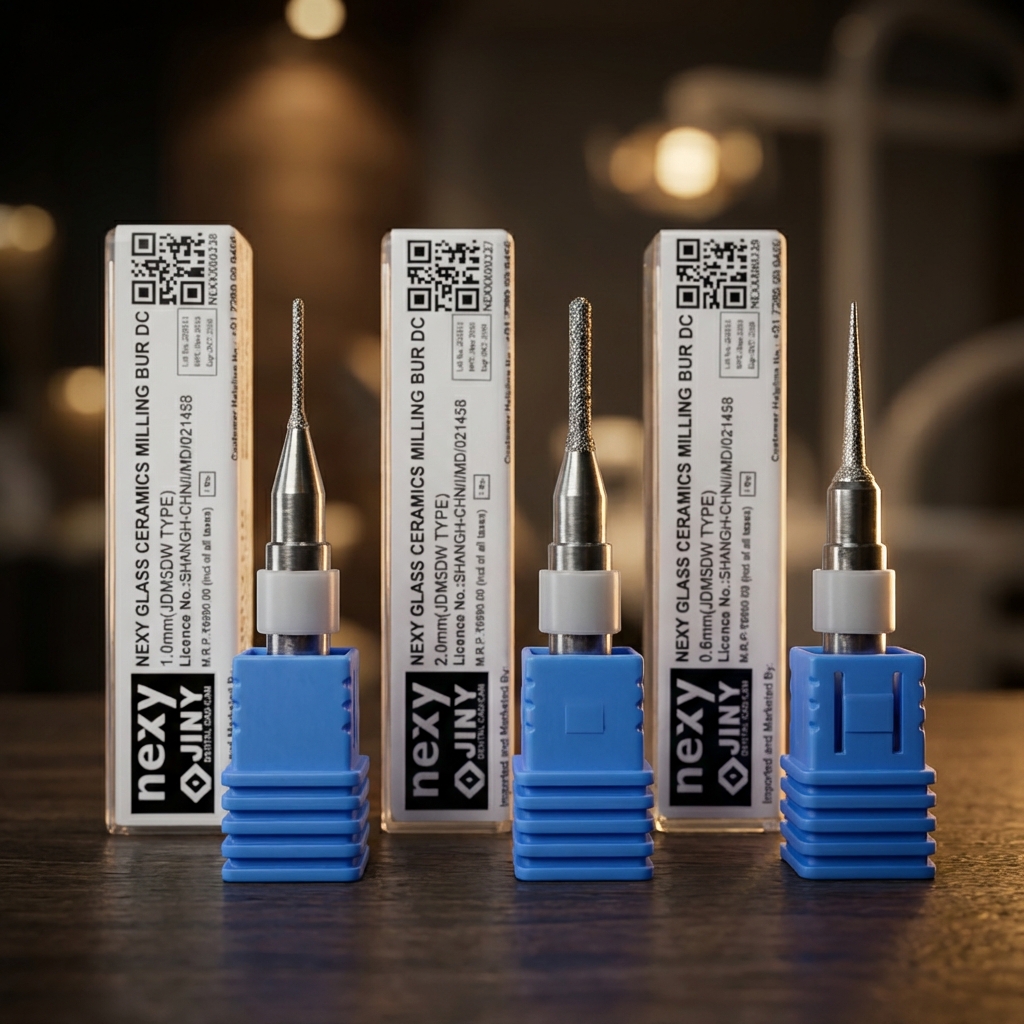 Nexy Glass Ceramic Milling Bur DC (JDM5DW Type)