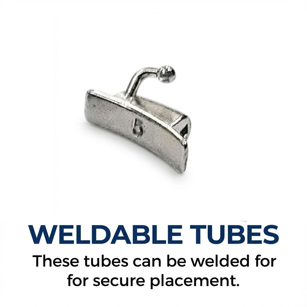 U Ortho Weldable Buccal Tubes -1st Molar MBT 0.022