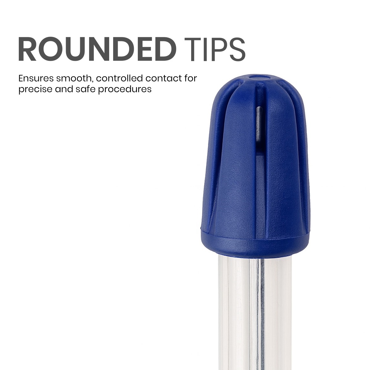 Waldent PearlSuction UltraSoft Saliva Ejectors - Blue Tip (Pack of 100)