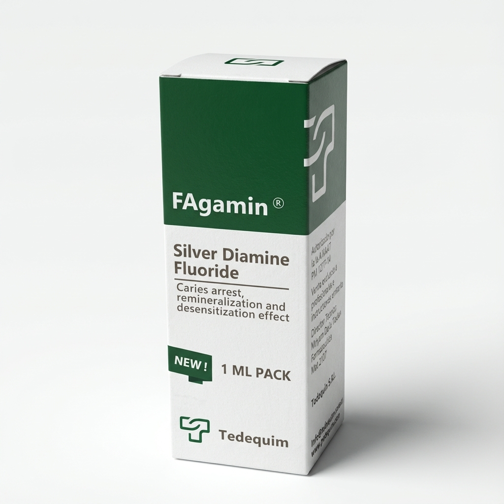 Tedequim FAgamin Silver Diamine Fluoride 38%- 1ml