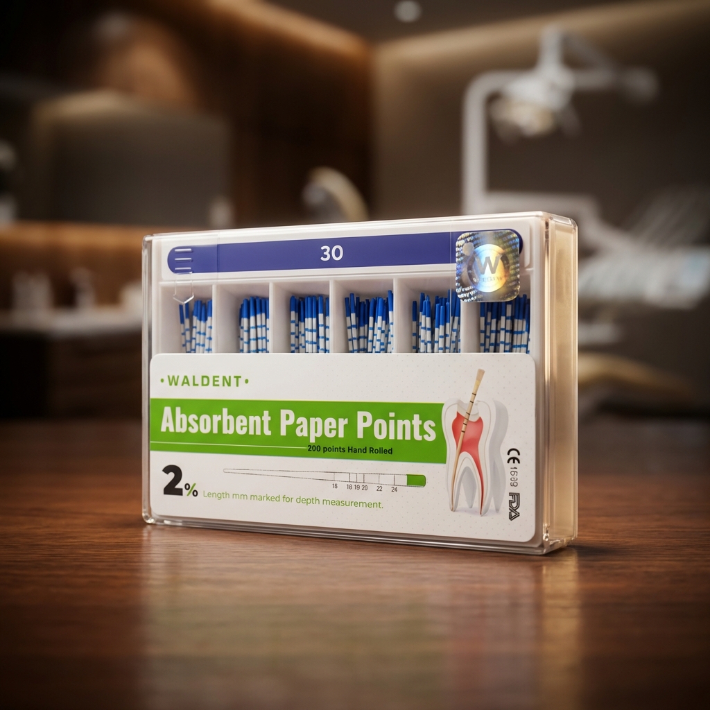 Waldent Paper Points 2% (Length Marked)