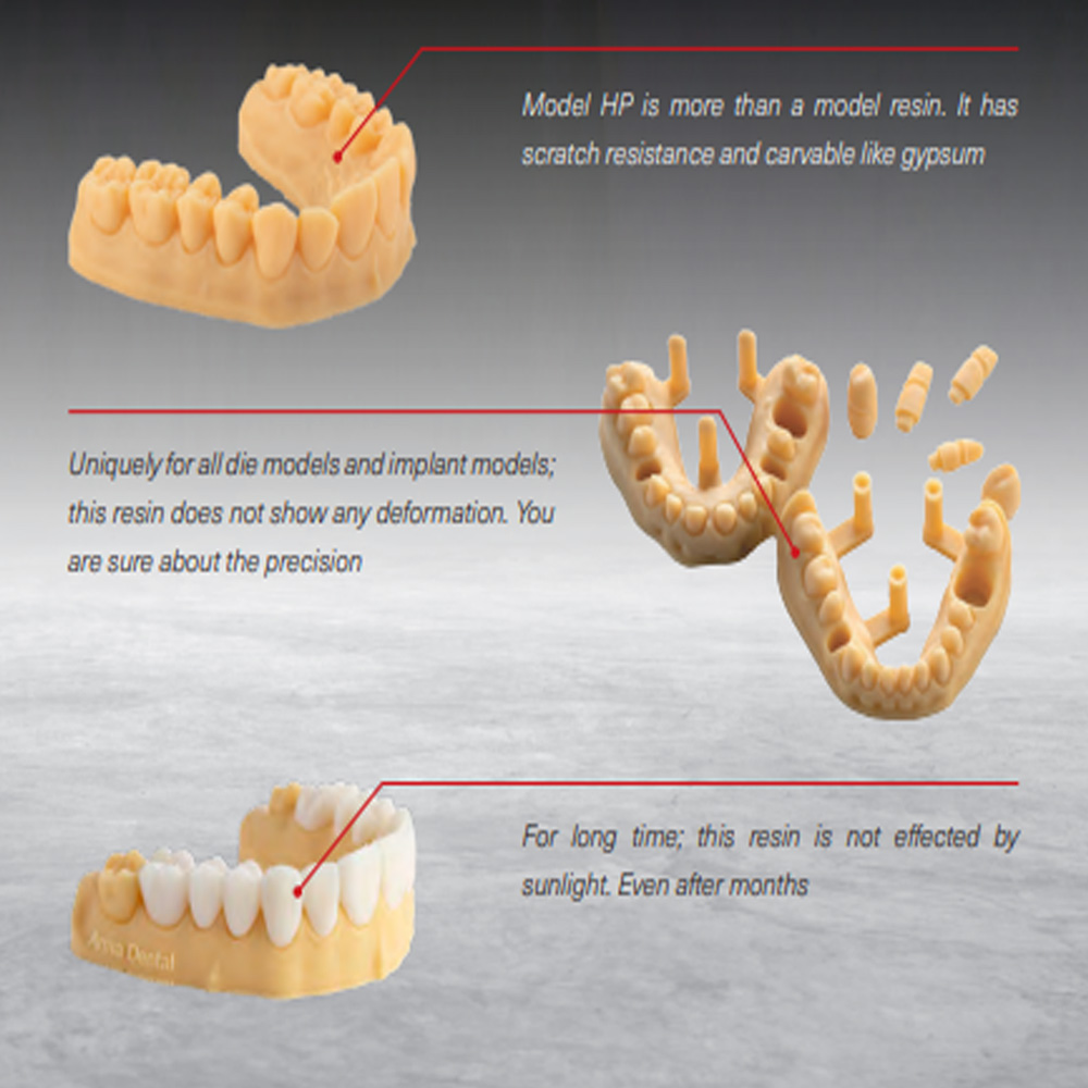 Arma Dental 3D Printing Resin - Model HP (1 KG)