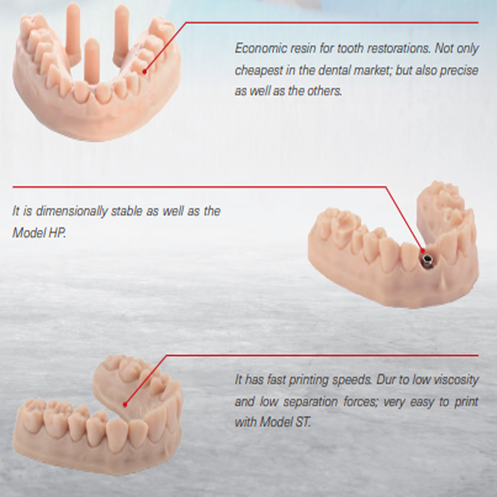 Arma Dental 3D Printing Resin - Model ST (1 KG) - Beige