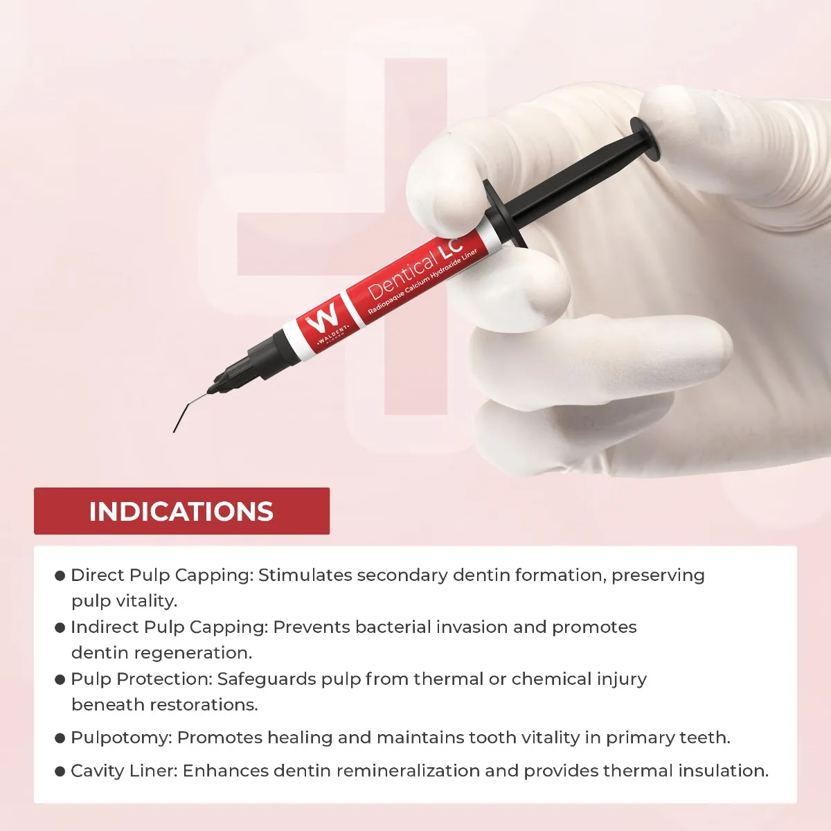 Waldent Dentical LC Calcium Hydroxide Liner