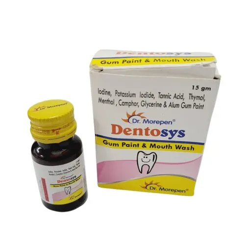 Dr. Morepen Dentosys Gumpaint And Mouthwash (Pack of 30 Bottles)