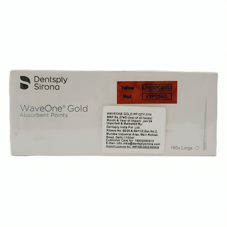 Dentsply WaveOne Gold Paper Points -Large