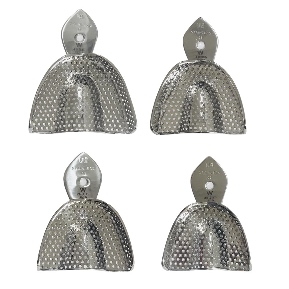 Waldent Dentulous Perforated Rim Lock Impression Trays K18/3